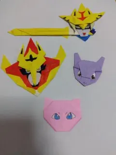 ポケモン折り紙キャラクターセット 5点