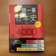 一問一答日本史ターゲット4000 : 大学入試