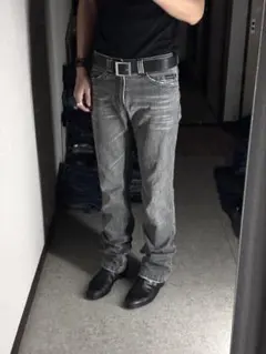 BANANA REPUBLIC デニムパンツ ストレート グレー/IW71 - メルカリ