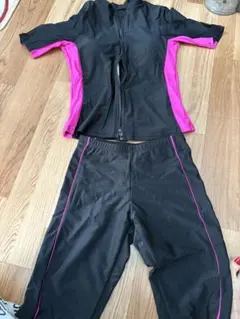 水着セット ブラック/ピンク