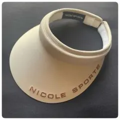 NICLE SPORTS サンバイザー ベージュ レディース ゴルフ UV対策のサムネイル