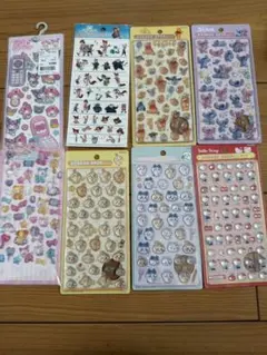 ディズニー、サンリオ、ちいかわシールセット