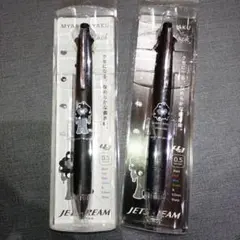 【新品値下げ！】黒ミャクミャクJETSTREAM ブラック ボールペン2本