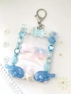 ホイップデコ デコトレカケース　ホイップデコ B8 硬質ケース アニマル ブルー