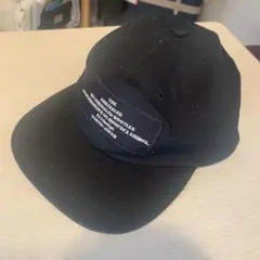 ブラック ロゴパッチ ベースボールキャップ