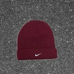 00s NIKE ビーニー 赤 ケンタウロス健太 着用 y2k 刺繍ロゴ