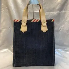 希少 BURBERRY BLUE LABEL デニムトートバッグ