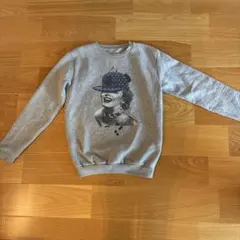 マリリンモンロー プリント トレーナー グレー レディース M / メンズも
