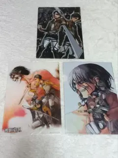 進撃の巨人　 クリアファイル 　下敷き