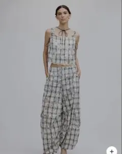 Ameri 完売商品】新作MEDI MIA BARREL PANTS S - メルカリ