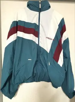 激レア】90s銀タグ西ドイツ製 ヴィンテージ adidas ナイロンジャケット