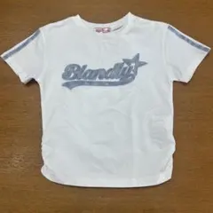 Ricca ricca ロゴ刺繍 Tシャツ ホワイト