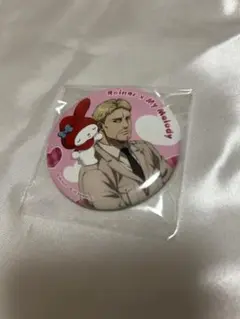 進撃の巨人　ライナー　缶バッジ　サンリオ　マイメロディ