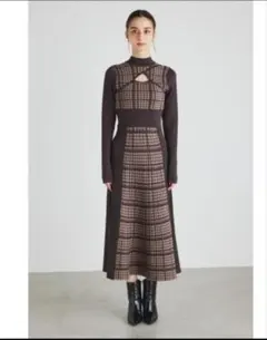 rienda 千鳥 ロングワンピース
