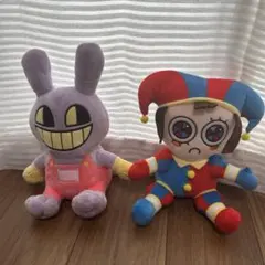 アメイジングデジタルサーカス　ぬいぐるみ　ポムニ　ジャックス　2体セット