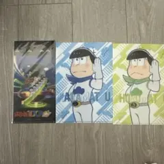 おそ松さん EXPO チケットボルダー ミニクリアファイル 3枚セット
