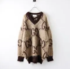 値下げ！グッチ GUCCI GG柄 モヘア ニット プルオーバー