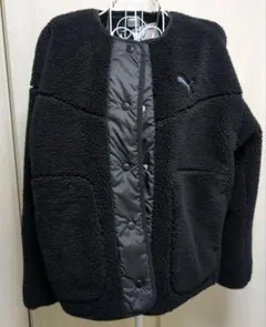 PUMA フリースボアジャケット ブラック