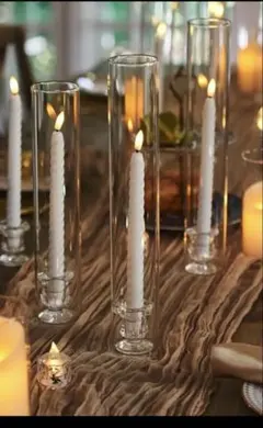 キャンドルスタンド　ガラス製（新品）