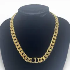 【美品】ディオール CD ICON 喜平チェーン ネックレス ゴールド