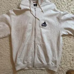 XLARGE ホワイトジップアップパーカー