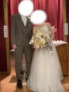 ウェディングドレス　Aライン　2次会