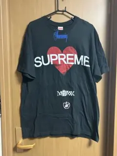 Supreme ハートロゴ Tシャツ ブラック Lのサムネイル