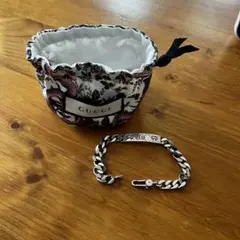 グッチ GUCCI 925 ゴースト ブレスレット シルバー　アクセサリーポーチ