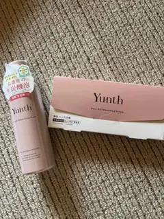 Yunthの美容液と洗顔フォーム