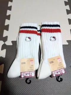 24～26㎝/2足/新品/ユニクロ サンリオ/ヒートテック ソックス キティ