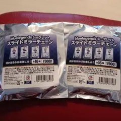新品未開封　bluelegends スライドミラーチェーン 2つ　ライオンズ