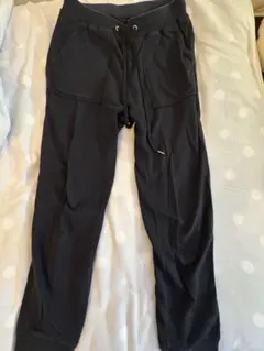 GUブラックスウェットパンツ