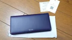 【未使用】Paul Smith ハイライトステッチ　長財布