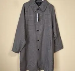ガングラブチェックコート　GU ジーユー　ユニクロ　ビックサイズ　コート