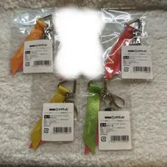 イコラブ DMMスクラッチ D賞 リボンアクリルキーホルダー4個セット