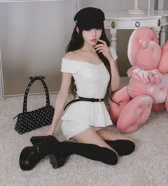 Darich オフショルケーブルニットセットアップ FL 未着用 - メルカリ