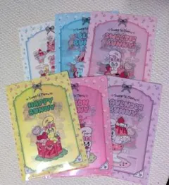 セブンイレブン　エスターバニーA5クリアファイル 全6種