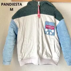 PANDIESTA パンダ ボア切替 フード付き中綿ブルゾンのサムネイル