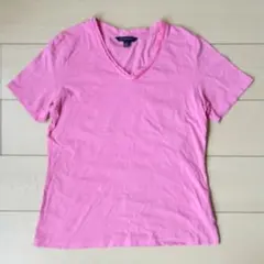 BROOKS BROTHERS ブルックスブラザーズ　VネックフリルTシャツ　Mのサムネイル