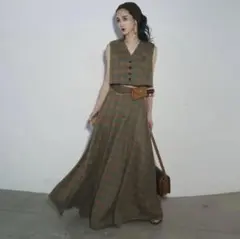 【未開封】andrea&co. チェック柄 セットアップ