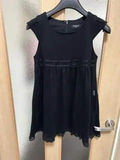 COMME CA ISM ノースリーブワンピース 130A ブラック