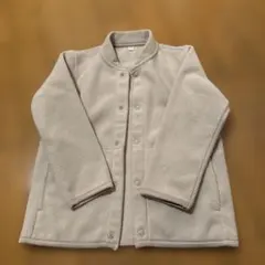 110サイズ ベージュ フリースジャケット