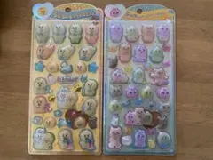 うるちゅるポップシール　おぱんちゅうさぎ　んぽちゃむ2枚セット　正規品