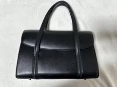 入学式 卒業式 レディース お受験バッグ ハンドバッグ 牛革 ブラック