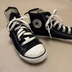 CONVERSE ALL STAR ブラック ハイカット キッズ　22cm
