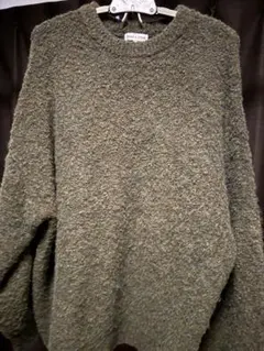 FREAKS STORE ビックシルエット ループヤーン クルーネックニット