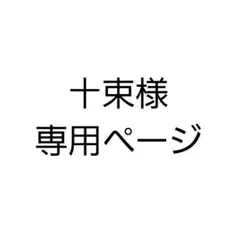 十束様確認用専用ページ