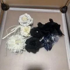 花モチーフブローチセット
