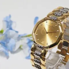 クリスチャンディオール DIOR オクタゴン 11Pダイヤ メンズ腕時計 810のサムネイル