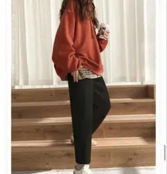 ダークエンジェル　裏起毛デーパードパンツ　コーデュロイリブ　M